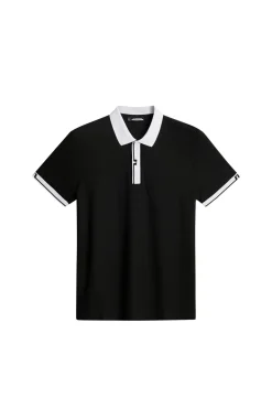 J.Lindeberg miesten pikeepaita, BAY SLIM POLO GOLF Musta
