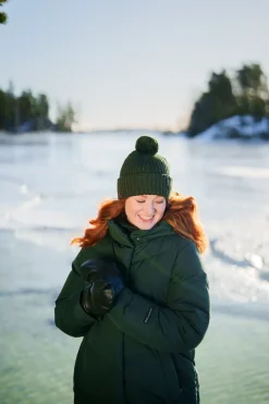 Joutsen Naisten Talvitakki REINA UNTUVATAKKI 104CM Tummanvihreä