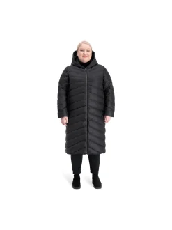 Joutsen, Naisten Talvitakki, SÄDE KEVYTUNTUVATAKKI 2XL 111CM Musta