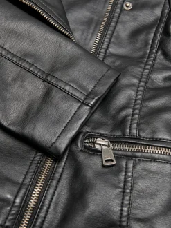 Kids Only keinonahkatakki, KONFREYA FAUX LEATHER BIKER Musta