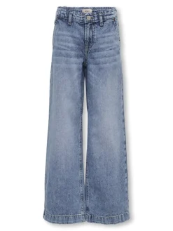 Kids Only lasten farkut KOGCOMET WIDE LEG NOOS SININEN, INDIGO