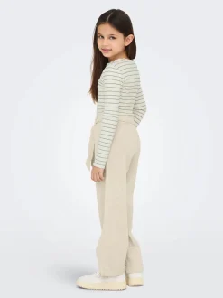 Kids Only lasten housut, KOGTIZANA COTTON LOOSE PANTS Beige