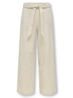 Kids Only lasten housut, KOGTIZANA COTTON LOOSE PANTS Beige