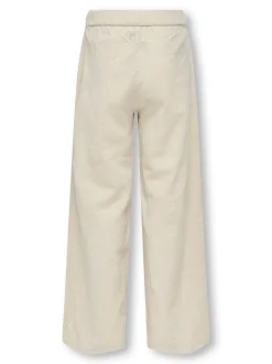 Kids Only lasten housut, KOGTIZANA COTTON LOOSE PANTS Beige