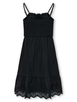 Kids Only lasten mekko, KOGLOU LIFE EMB SMOCK DRESS Musta