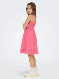 Kids Only lasten mekko, KOGLOU LIFE EMB SMOCK DRESS Vadelma
