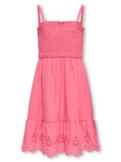 Kids Only lasten mekko, KOGLOU LIFE EMB SMOCK DRESS Vadelma