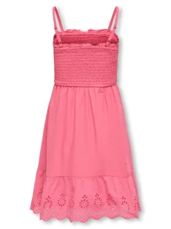 Kids Only lasten mekko, KOGLOU LIFE EMB SMOCK DRESS Vadelma