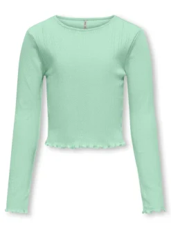 Kids Only lasten paita, KOGCARLOTTA LS TOP Mintunvihreä