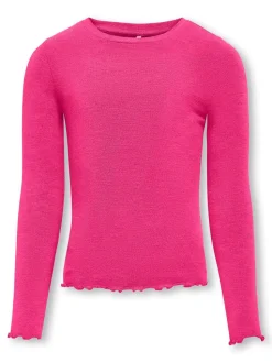 Kids Only lasten paita, KOGAMOUR LS TOP Pinkki