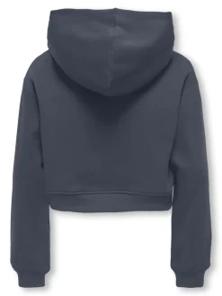 Kids Only lasten svetari, KOGSWEAT LIFE LS HOODIE SHORT Tumma Turkoosi