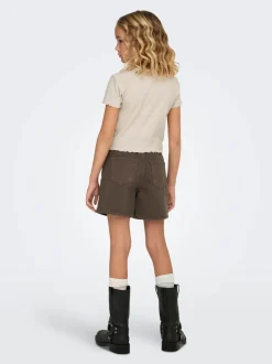 Kids Only lasten t-paita Kognella SS Oneck Top, luonnonvalkoinen