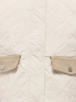 Kids Only lasten välikausitakki Kogrosalina Quilted Mix Jacket, luonnonvalkoinen