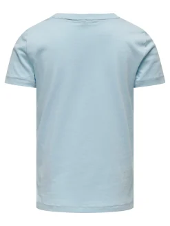 Kids Only t-paita, KOGPHILINE REG SS PRINT TOP BOX Vaaleansininen