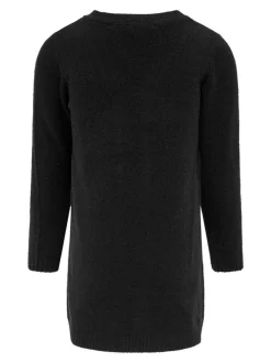 Kids Only Tyttöjen Neuletakki, KOGLESLY LS OPEN CARDIGAN Musta