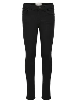 Kids Only Tyttöjen Skinny Fit Farkut, KONROYAL LIFE REG SKINNY JEANS Musta