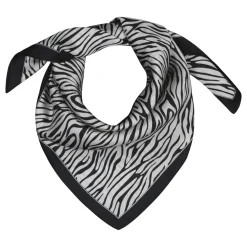 Klement 70 x 70 Linnea Huivi, mustavalkoinen