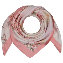 Klement Huivi, 70 x 70 Linnea Huivi Pinkki Kuosi