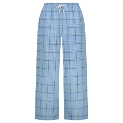Klement naisten pyjamahousut Kia ruutuhousu, sininen