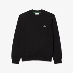 Lacoste Miesten Collegepaita, BRUSHED COTTON FLEEX JOGGER SWEATSHIRT Musta