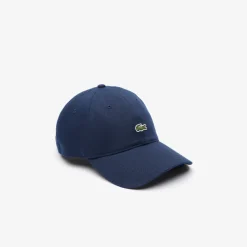 Lacoste miesten lippis, COTTON TWILL CAP WITH CROC Tummansininen