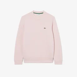 Lacoste miesten neulepusero Brushed Cotton Fleex Jogger Sweatshirt, vaaleanpunainen