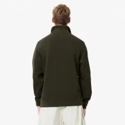 Lacoste Miesten Paita, K HIGH NECK ZIPPED MONOCHROME Armeijanvihreä