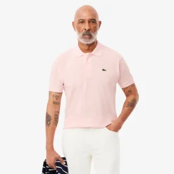 Lacoste Miesten Pikeepaita, ORIGINAL L1212 POLO NOS Vaaleanpunainen
