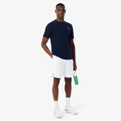 Lacoste miesten shortsit Light Weight Diamond Taffeta Shorts, valkoinen