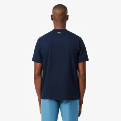 Lacoste miesten t-paita, LACOSTE BIG LOGO Tummansininen