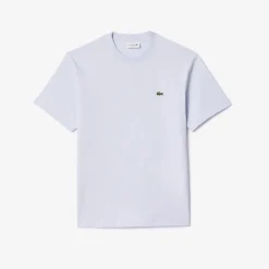 Lacoste Miesten T-Paita, MID WEIGHT COTTON JERSEY T-SHIRT NOS Vaaleansininen