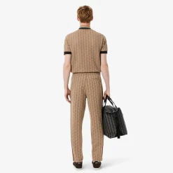 Lacoste miesten verryttelyhousut Parit Monogram Track Pant, beige