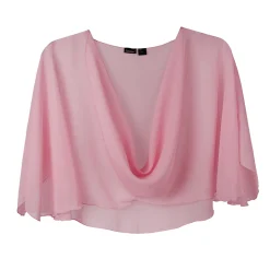 Lasessor naisten hartiahuivi Minja, vaaleanpunainen