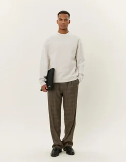 LES DEUX college, CREW SWEATSHIRT Vaaleanharmaa