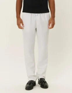 Les Deux miesten housut, PATRICK LINEN PANTS Valkoinen