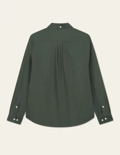 Les Deux miesten kauluspaita, KONRAD OXFORD SHIRT Tummanvihreä