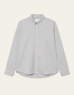 Les Deux miesten kauluspaita, DESERT REG SHIRT Vaaleanharmaa