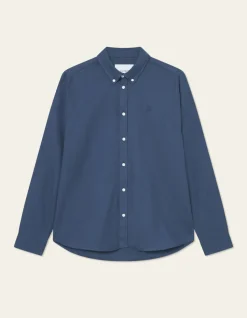 Les Deux miesten kauluspaita, DESERT REG SHIRT Tummansininen