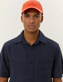 Les Deux Miesten Paita, CHARLIE SS SHIRT Tummansininen