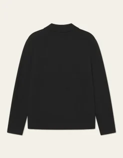 Les Deux miesten paitatakki FISHER COTTON MILANO OVERSHIRT, musta