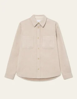 Les Deux miesten paitatakki, LENNON BOUCLE OVERSHIRT Luonnonvalkoinen