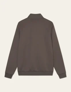 Les Deux miesten takki, BALLIER TRACK JACKET - SEASONAL Keskiruskea