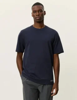 Les Deux miesten t-paita Ben Coffee Artist T-shirt, tummansininen