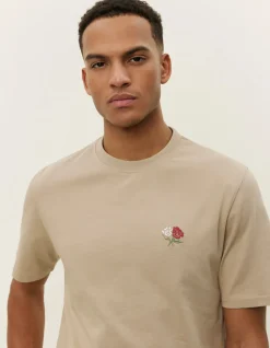 Les Deux miesten t-paita, CLYDE T-SHIRT Beige