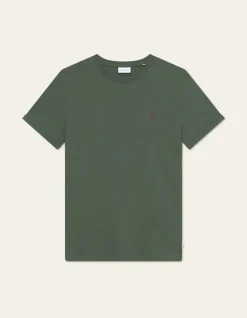 Les Deux miesten t-paita, NORREGAARD CONTRAST T-SHIRT Tummanvihreä