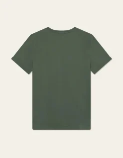 Les Deux miesten t-paita, NORREGAARD CONTRAST T-SHIRT Tummanvihreä