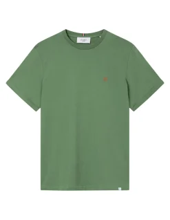 LES DEUX MIESTEN T-PAITA NORREGAARD T-SHIRT Vihreä