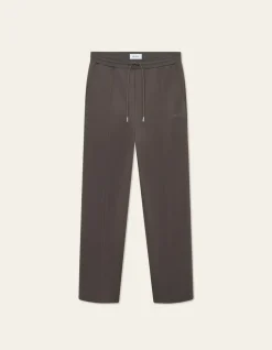 Les Deux miesten verryttelyhousut, BALLIER CASUAL TRACK PANT SEASONAL Keskiruskea