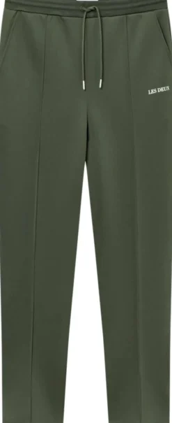 LES DEUX verryttelyhousut, BALLIER TRACK PANTS Armeijanvihreä