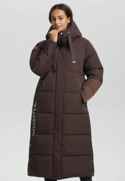 Luhta naisten talvitakki Heinis, tummanruskea